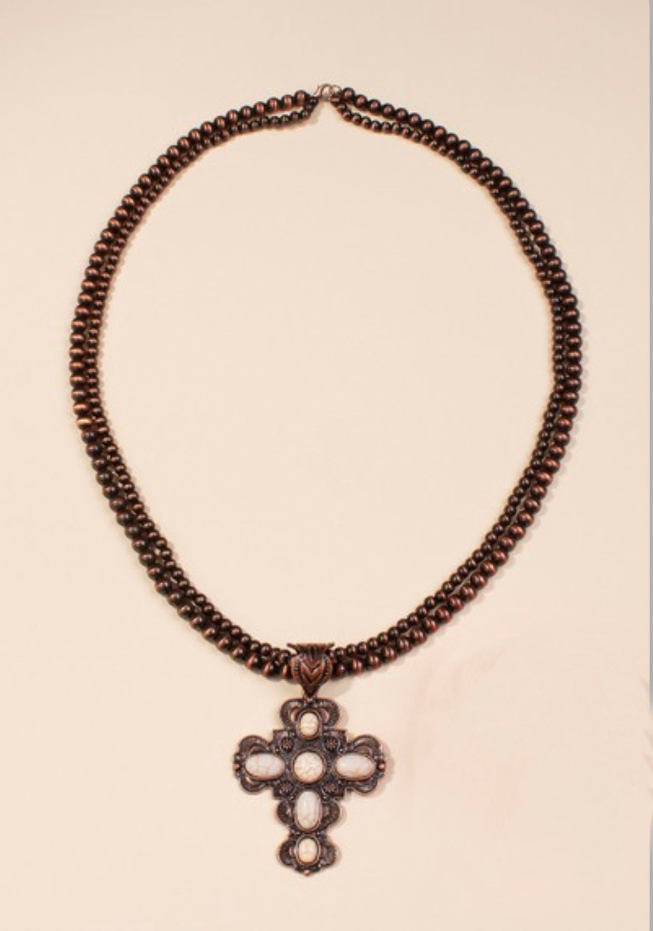 western cross necklace