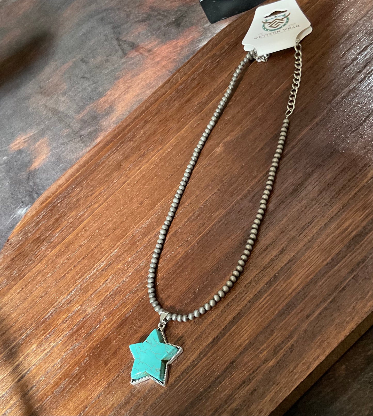 Navajo star necklace